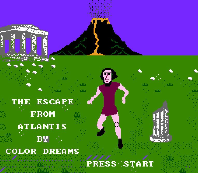 Pantallazo de Escape from Atlantis, The para Nintendo (NES)