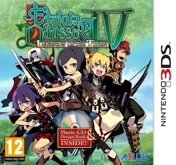 Caratula de Etrian Odyssey IV: Legends of the Titan para Nintendo 3DS