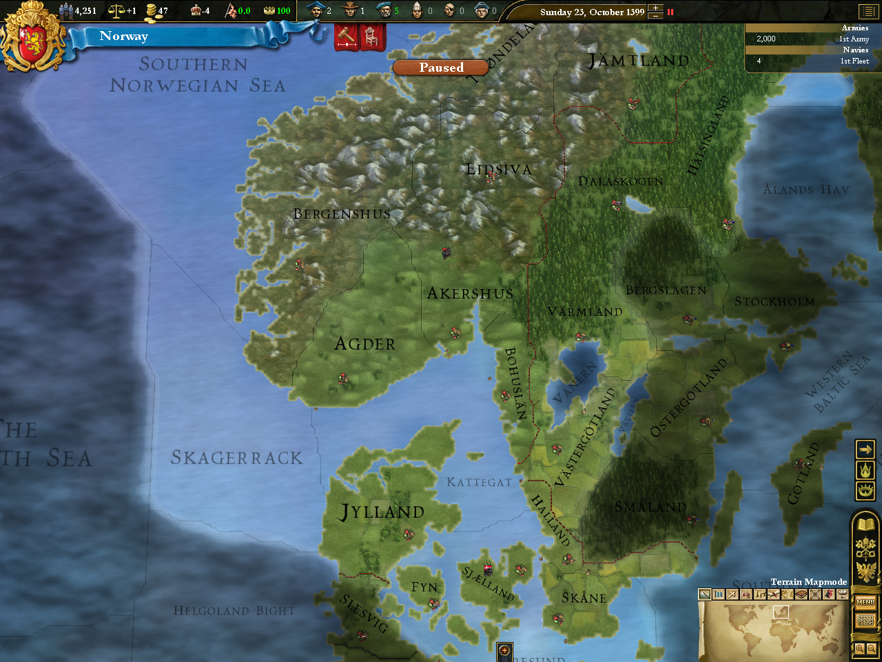 Pantallazo de Europa Universalis III: Divine Wind para PC