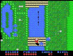 Pantallazo de Ewoks and the Dandelion Warriors para MSX