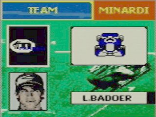 Pantallazo de F-1 Racing Championship para Game Boy Color