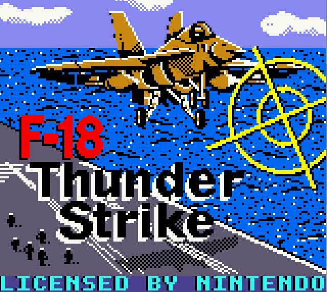 Pantallazo de F-18 Thunder Strike para Game Boy Color