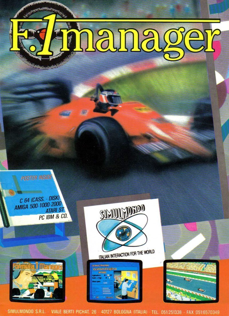 Caratula de F1 Manager para Atari ST