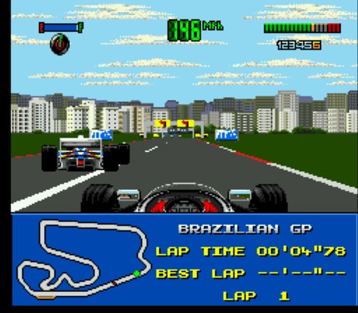 Pantallazo de F1 World Championship Edition para Sega Megadrive