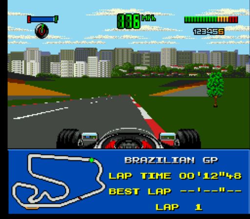 Pantallazo de F1 World Championship Edition para Sega Megadrive