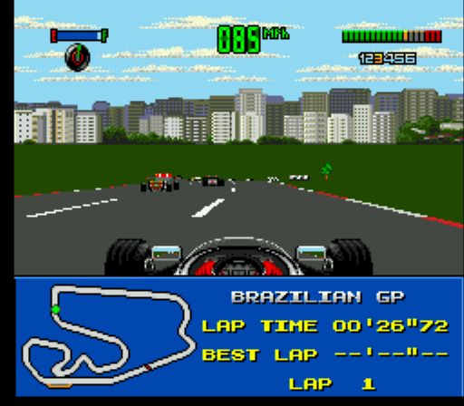 Pantallazo de F1 World Championship Edition para Sega Megadrive