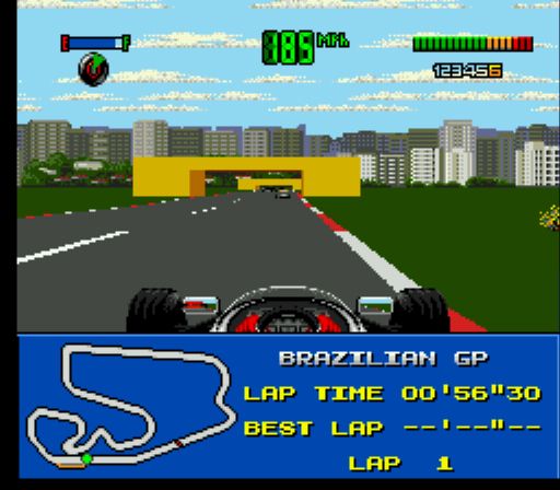 Pantallazo de F1 World Championship Edition para Sega Megadrive