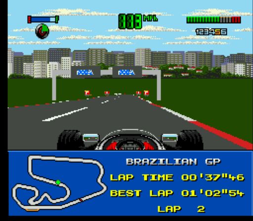Pantallazo de F1 World Championship Edition para Sega Megadrive
