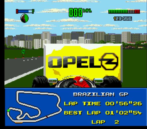 Pantallazo de F1 World Championship Edition para Sega Megadrive