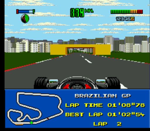 Pantallazo de F1 World Championship Edition para Sega Megadrive