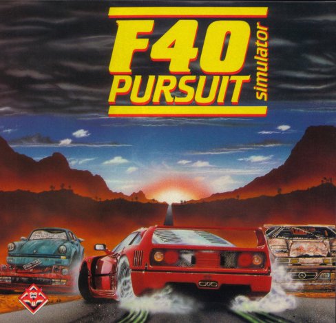 Caratula de F40 Pursuit Simulator para Commodore 64