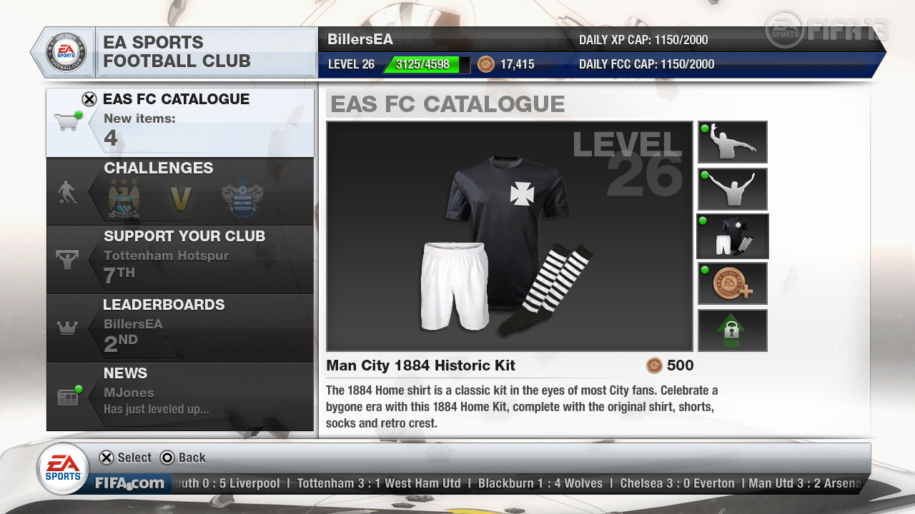 Pantallazo de FIFA 13 Edición Leo Messi para PlayStation 3