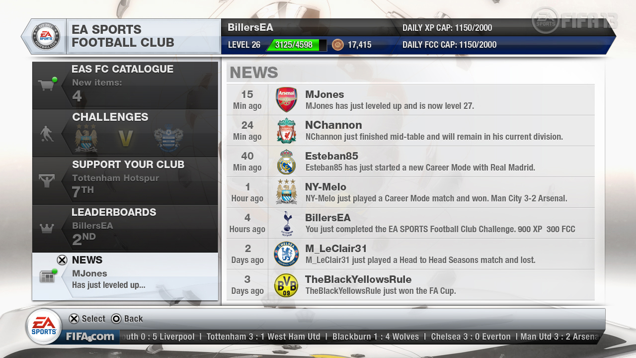 Pantallazo de FIFA 13 Edición Leo Messi para PlayStation 3