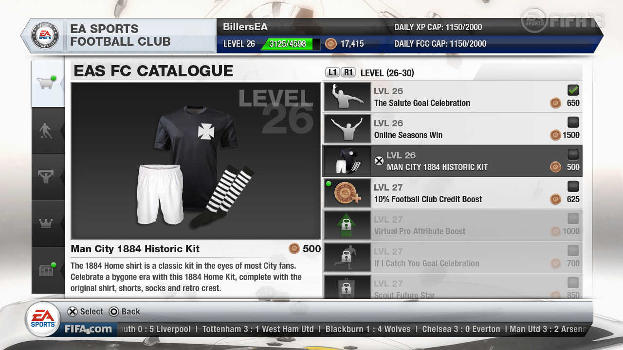 Pantallazo de FIFA 13 Edición Leo Messi para PlayStation 3