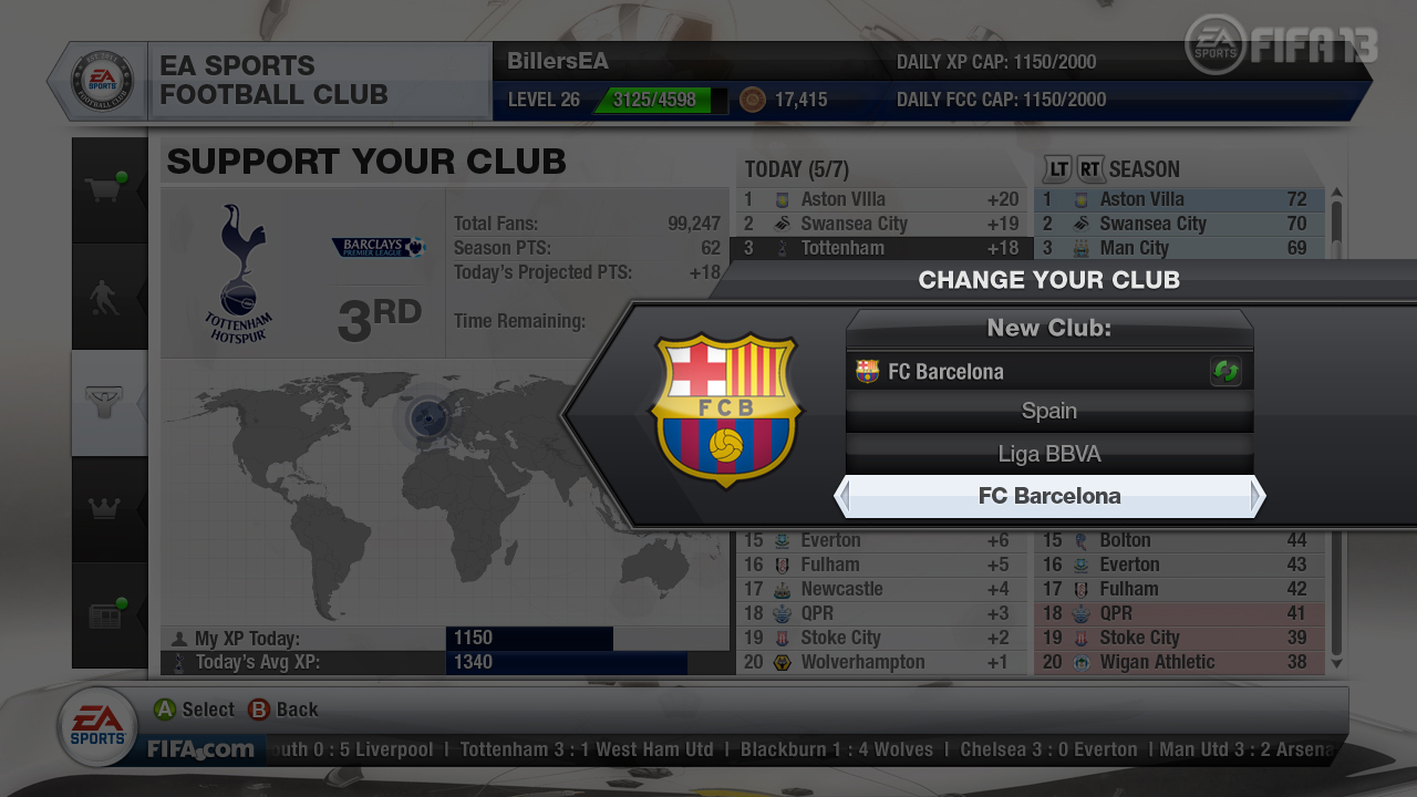 Pantallazo de FIFA 13 Edición Leo Messi para PlayStation 3