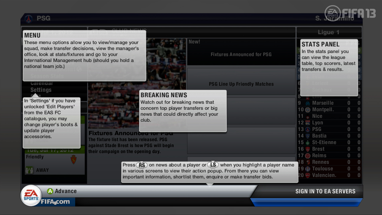 Pantallazo de FIFA 13 Edición Leo Messi para PlayStation 3