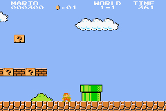 Pantallazo de Famicom Mini Vol 1 - Super Mario BROS (Japonés) para Game Boy Advance