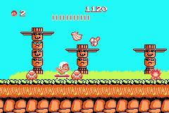 Pantallazo de Famicom Mini Vol 17 - Takahashi Meijin No Boukentou (Japonés) para Game Boy Advance