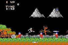 Pantallazo de Famicom Mini Vol 18 – Makaimura (Japonés) para Game Boy Advance