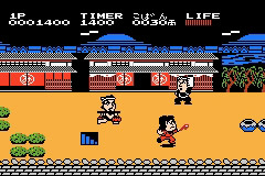 Pantallazo de Famicom Mini Vol 20 - Ganbare Goemon Karakuri Doucyu (Japonés) para Game Boy Advance