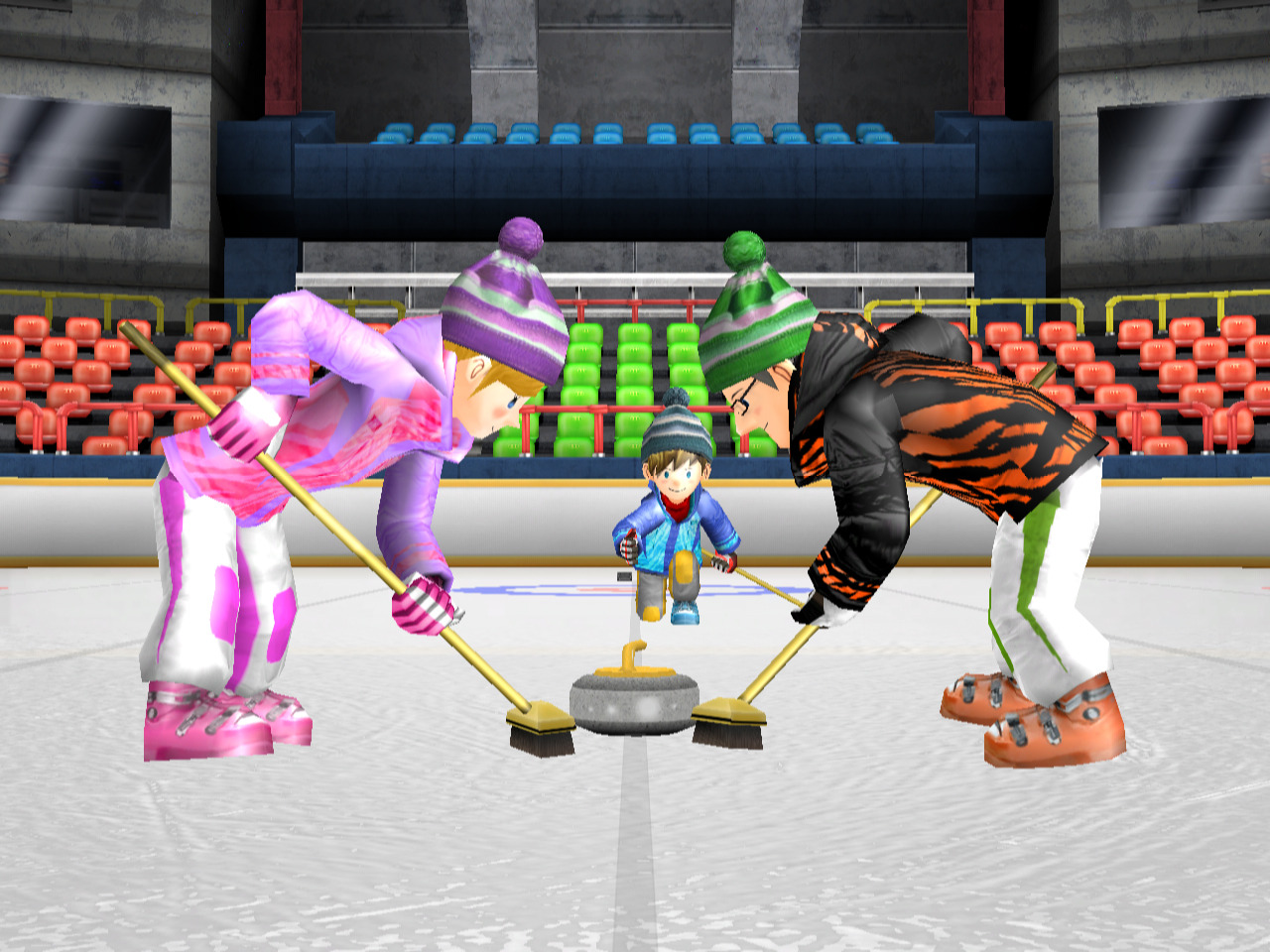 Pantallazo de Family Party: 30 Great Games Winter Fun para Wii