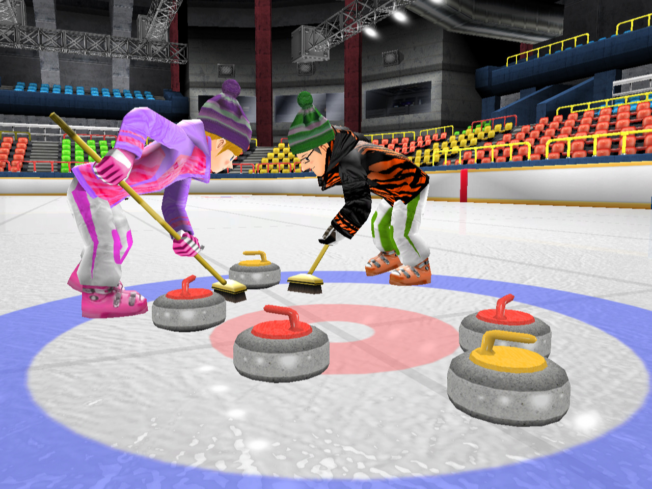 Pantallazo de Family Party: 30 Great Games Winter Fun para Wii