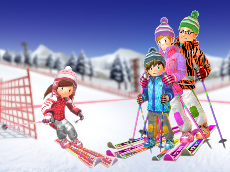 Pantallazo de Family Party: 30 Great Games Winter Fun para Wii