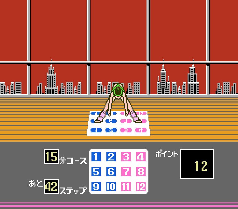 Pantallazo de Family Trainer: Aerobics Studio para Nintendo (NES)