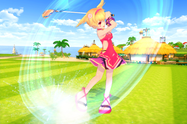 Pantallazo de Fantasy Golf Pangya Portable para PSP