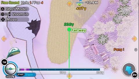 Pantallazo de Fantasy Golf Pangya Portable para PSP