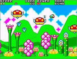 Pantallazo de Fantasy Zone II: The Tears of Opa-Opa para Sega Master System