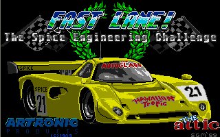 Pantallazo de Fast Lane: The Spice Engineering Challenge para Atari ST