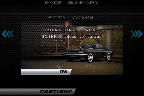 Pantallazo de Fast and the Furious,The: The Game para Iphone