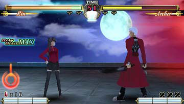 Pantallazo de Fate unlimited codes Portable para PSP