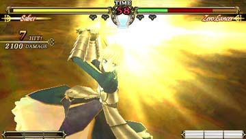 Pantallazo de Fate unlimited codes Portable para PSP