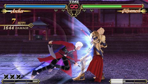 Pantallazo de Fate unlimited codes Portable para PSP