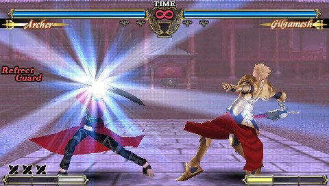 Pantallazo de Fate unlimited codes Portable para PSP