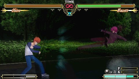 Pantallazo de Fate unlimited codes Portable para PSP
