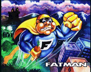 Pantallazo de Fatman: The Caped Consumer para Amiga