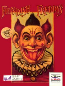 Caratula de Fiendish Freddy's Big Top O' Fun para Amstrad CPC