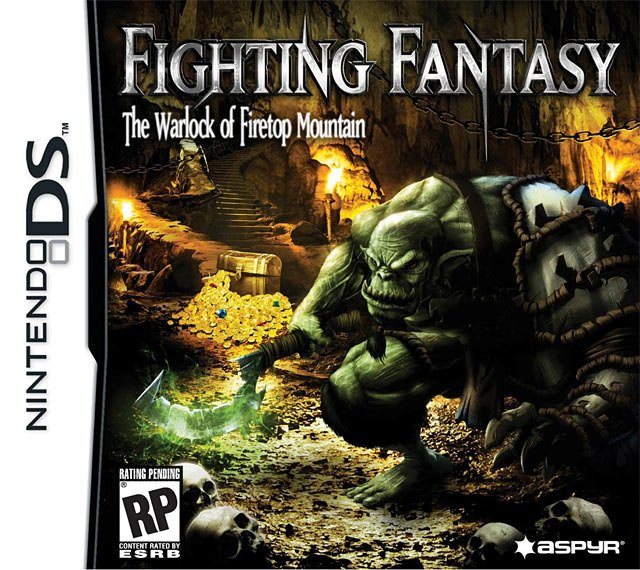 Caratula de Fighting Fantasy: The Warlock of Firetop Mountain para Nintendo DS