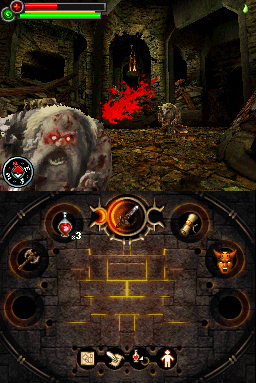 Pantallazo de Fighting Fantasy: The Warlock of Firetop Mountain para Nintendo DS