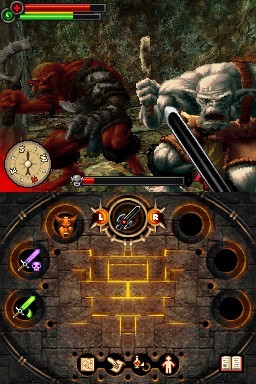 Pantallazo de Fighting Fantasy: The Warlock of Firetop Mountain para Nintendo DS