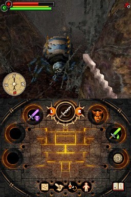 Pantallazo de Fighting Fantasy: The Warlock of Firetop Mountain para Nintendo DS