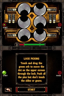 Pantallazo de Fighting Fantasy: The Warlock of Firetop Mountain para Nintendo DS