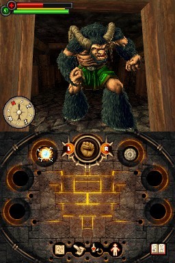 Pantallazo de Fighting Fantasy: The Warlock of Firetop Mountain para Nintendo DS