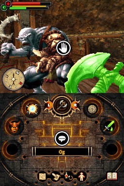 Pantallazo de Fighting Fantasy: The Warlock of Firetop Mountain para Nintendo DS