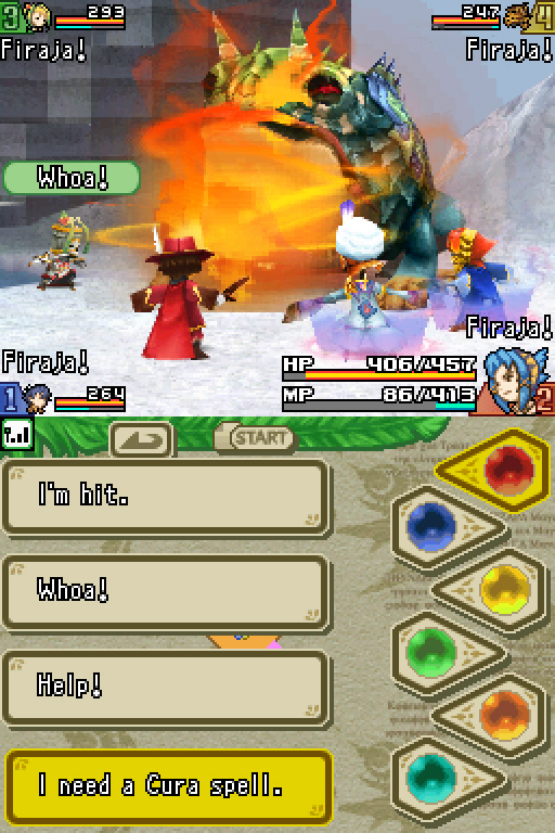 Pantallazo de Final Fantasy Crystal Chronicles: Echoes of Time para Nintendo DS