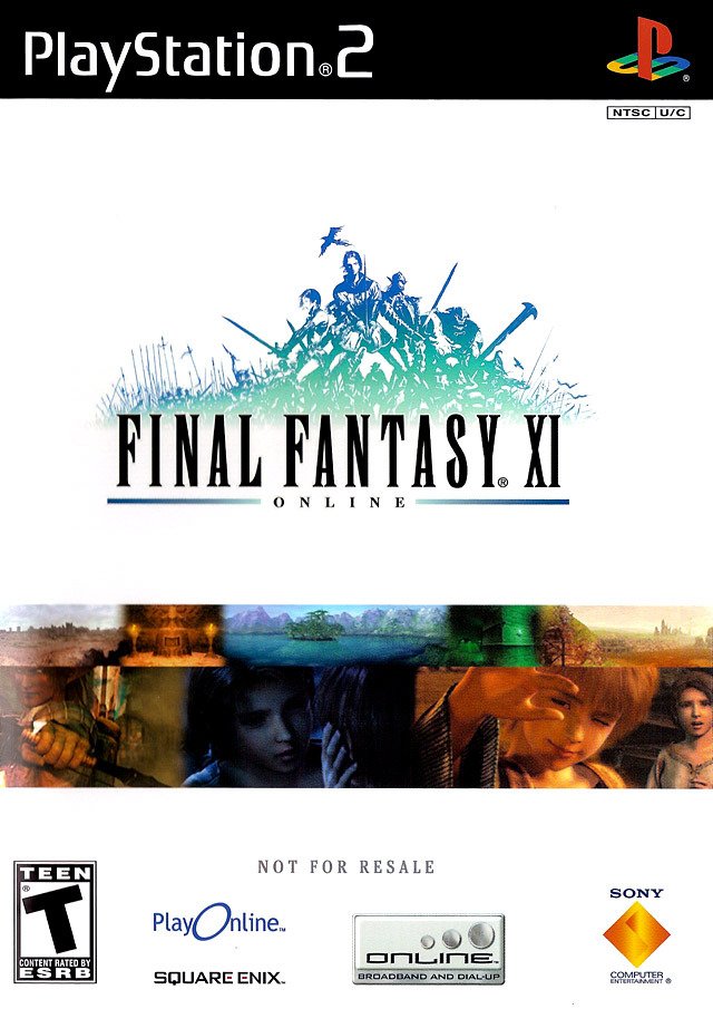 Caratula de Final Fantasy XI Online para PlayStation 2