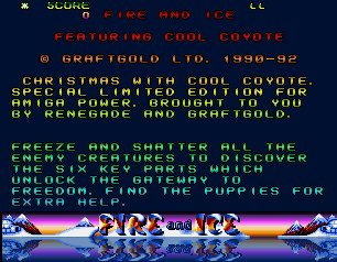 Pantallazo de Fire And Ice Christmas Special Edition para Amiga